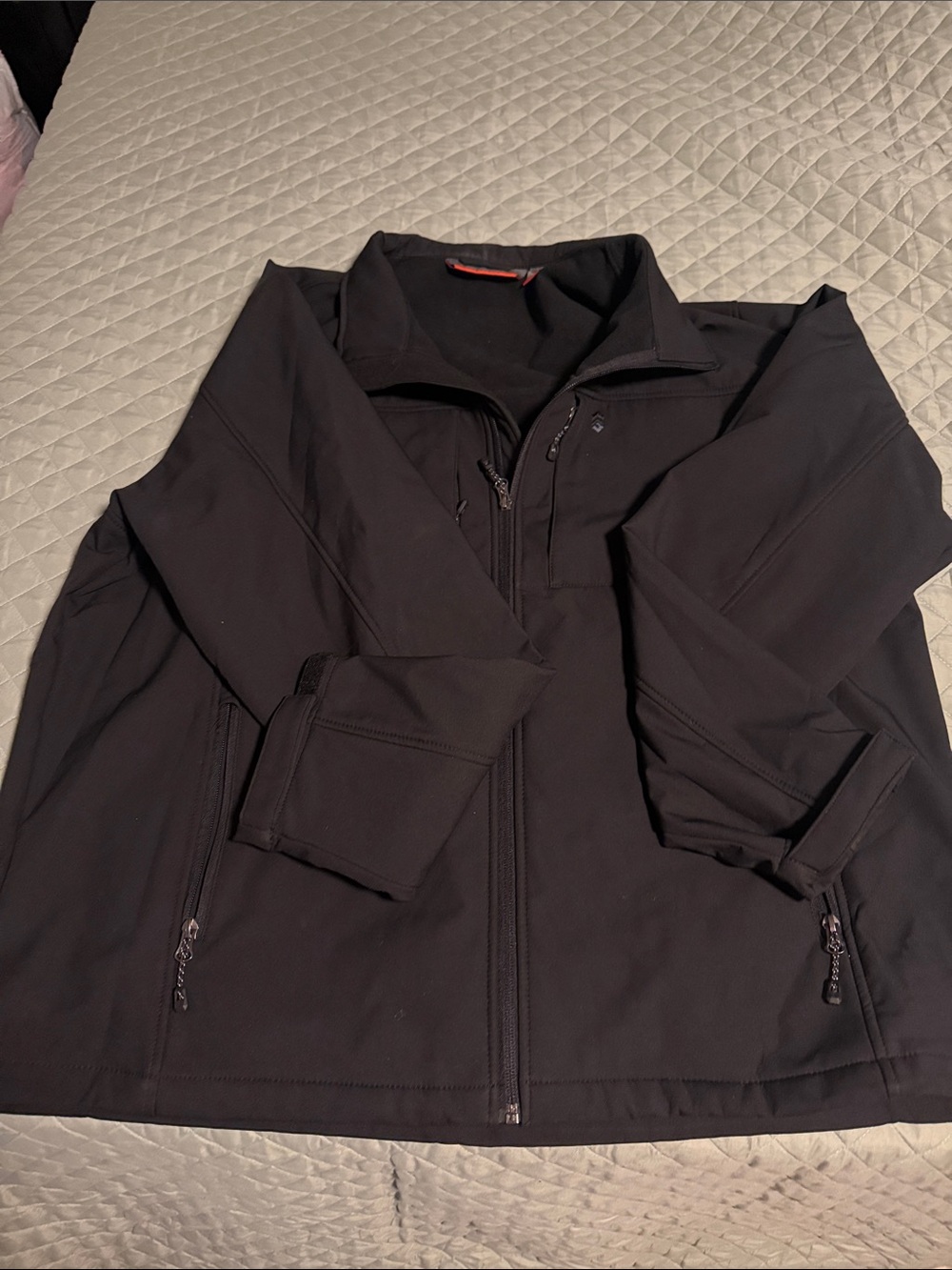 Free Country Black Softshell Performance Jacket